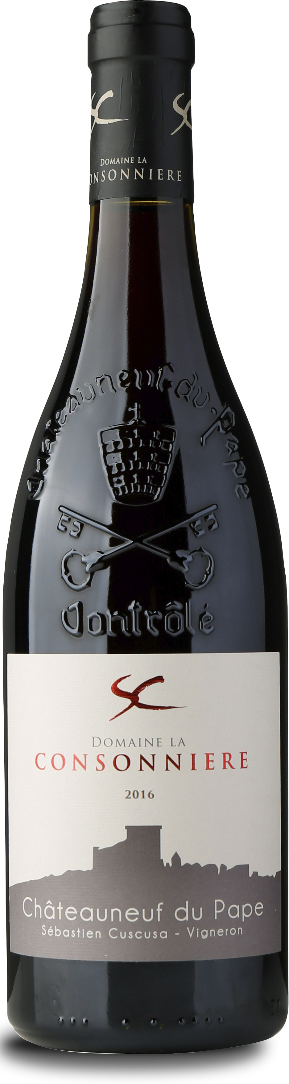 2016 Chateauneuf-du-Pape Rouge, AOP, Domaine La Consonniere